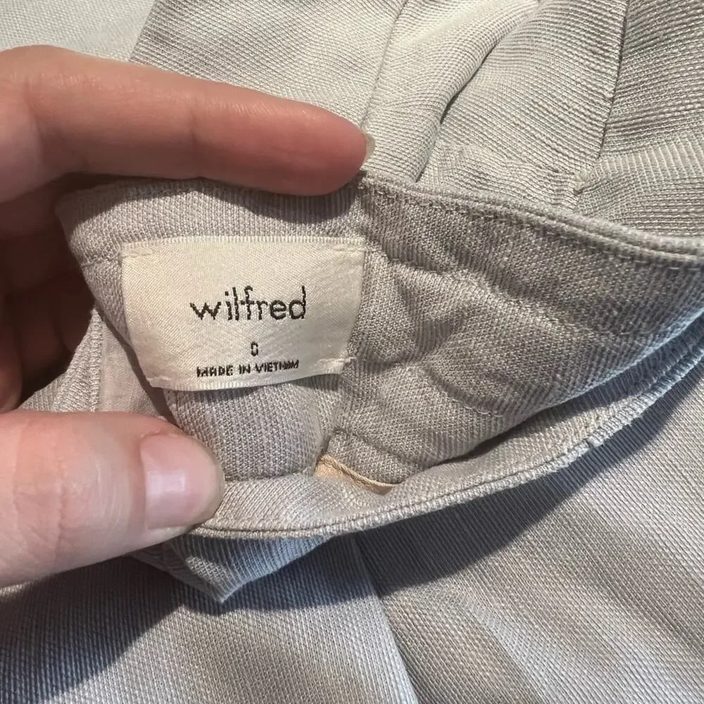 Wilfred Aritzia Allant High Rise Pants Cuffed - Picture 4 of 7